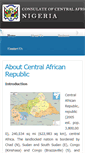 Mobile Screenshot of consulateofcentralafricanrepublic.com